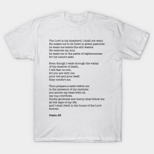 psalm 23 T-Shirt